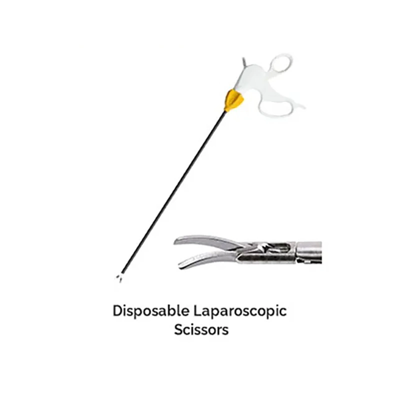 Disposable Laparoscopic Scissors (Purple Knob)