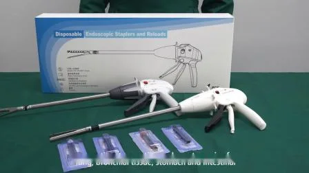 Endoskop-Instrument, menschliche Klammern, Einweg-Endoskop-Linearhefter für Laparoskop
