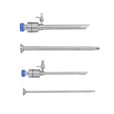 Hochwertige wiederverwendbare chirurgische Instrumente, laparoskopische Trokare für die Endoskopie-Chirurgie, Set 5 mm und 10 mm